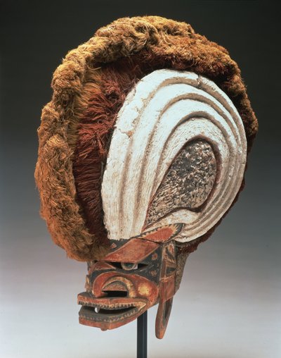 Máscara de casco (tatanua), Nueva Irlanda del Norte, Papúa Nueva Guinea, 1884-95 de Oceanic